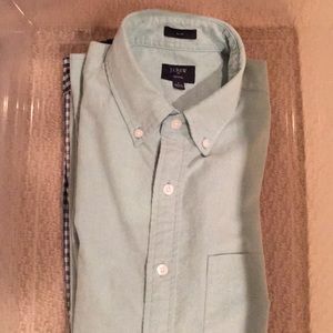 ‼️BOGO free- J Crew EUC light green oxford;